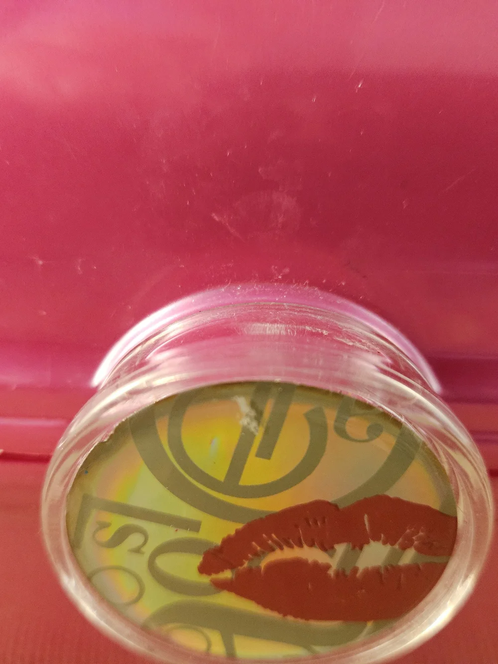 Vintage Caboodles Girl On The Go Makeup Case With Mirror Hot Pink